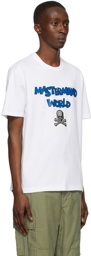 mastermind WORLD White Cotton T-Shirt
