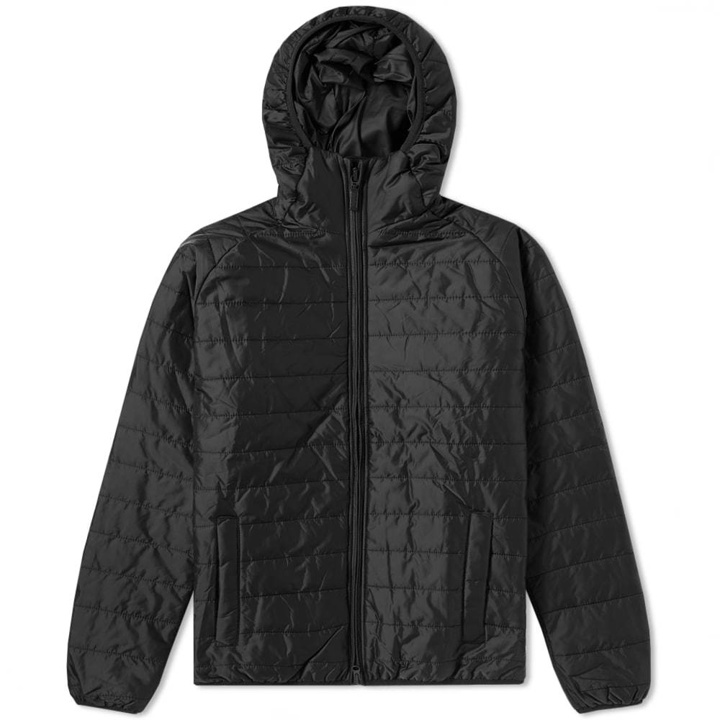 Photo: Barbour International Level Hooded Quilt Jacket Black