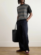 Missoni - Crochet-Knit Cotton T-Shirt - Black