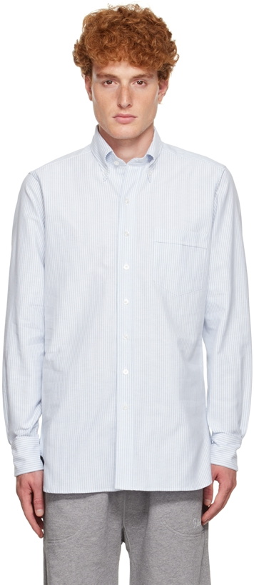 Photo: Drake's Blue Oxford Shirt