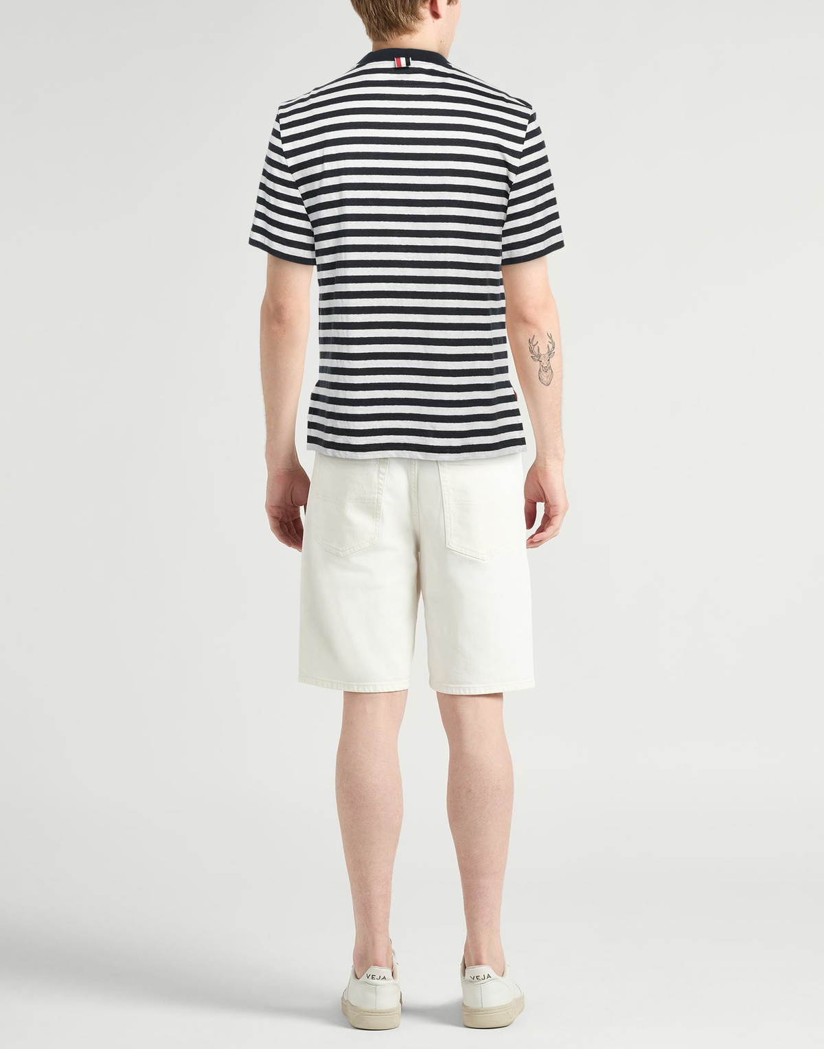 Thom Browne Mens T-shirt in Navy