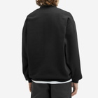 WTAPS Men's 20 Embroidered Half Zip Sweat in Black