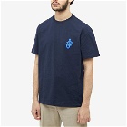 JW Anderson Men's Anchor Patch T-Shirt in Navy