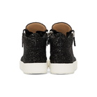 Giuseppe Zanotti Black Glitter Kriss Sneakers