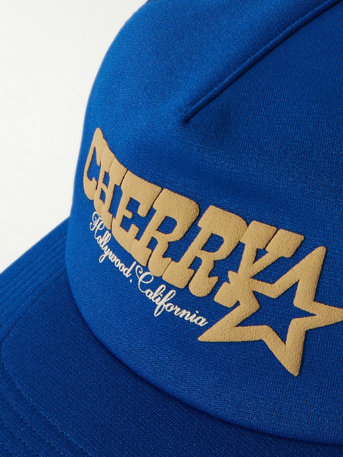 Cherry Los Angeles - Hollywood Logo-Print Mesh and Canvas Trucker Cap