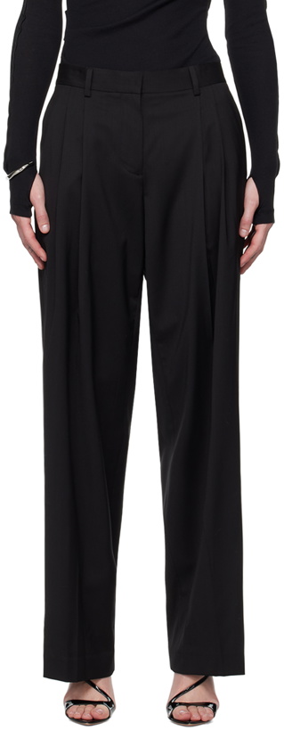 Photo: Helmut Lang Black Double Pleated Trousers