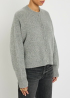 Frame Cashmere Cardigan Silver