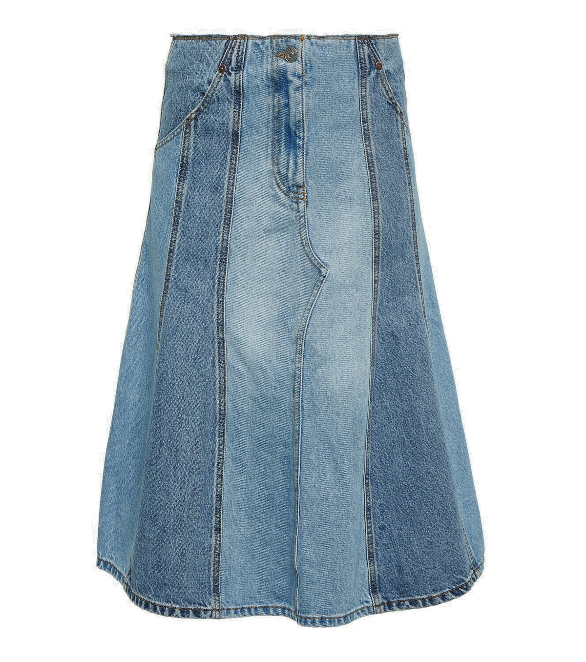 Victoria Beckham Denim midi skirt Victoria Beckham