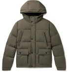Tod's - Quilted Shell Hooded Down Jacket - Green