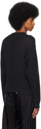 Rick Owens Black Biker Sweater