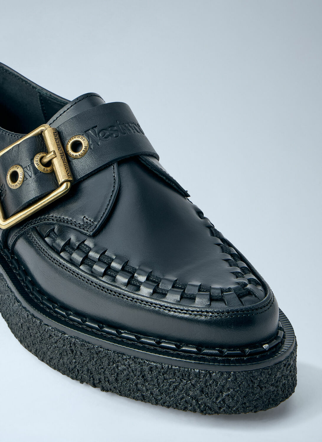 Vivienne Westwood Buckle Detail Leather Loafers