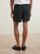 Slowear - Straight-Leg Cotton-Corduroy Drawstring Shorts - Green