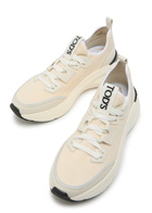 Tods Sportiva 81L Panelled Knit Sneakers Beige