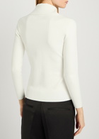 Toteme Polo Fine-knit Cardigan Off White