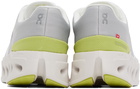 On White & Gray Cloudeclipse Sneakers