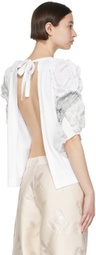 Tricot Comme des Garçons White Cotton T-Shirt