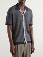 Rag & Bone - Camp-Collar Cotton-Blend Shirt - Blue