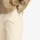 AMI Paris Men's Wide Fit Jeans in White Cream