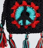 Alanui - Stay Positive crochet AirPods case with strap