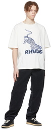 Rhude Off-White Cotton T-Shirt