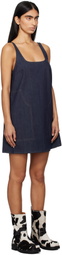 Soulland Indigo Capri Denim Minidress