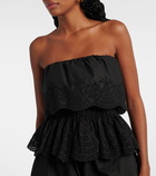 Posse Beryl peplum cotton top
