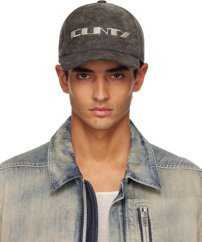 Photo: Rick Owens DRKSHDW Gray Concordians Baseball Cap