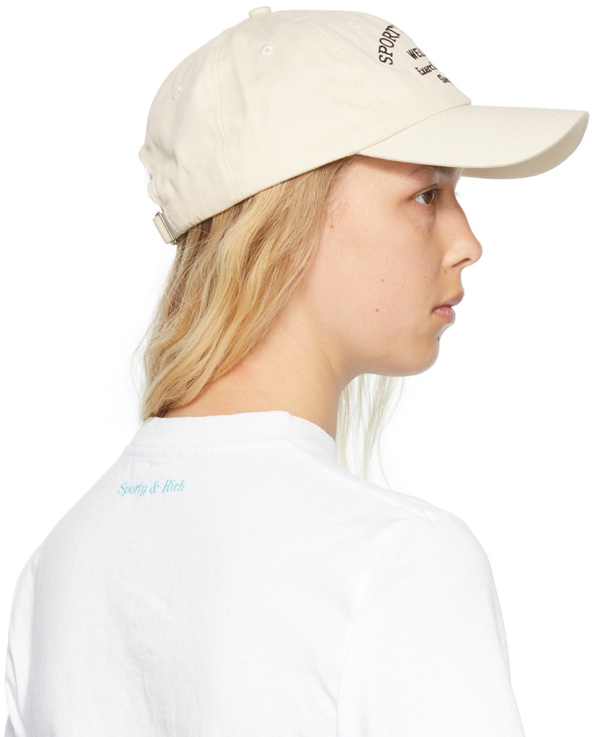 Sporty & Rich Off-White Wellness Studio Cap Sporty & Rich