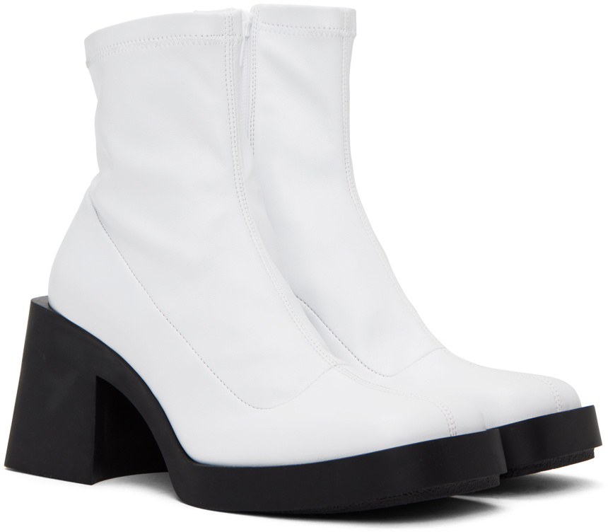 Justine Clenquet White Lucy Boots