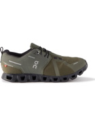 ON - Cloud 5 Waterproof Rubber-Trimmed Recycled Mesh Running Sneakers - Green