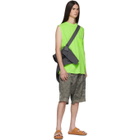 Robert Geller Green The Axium Tank T-Shirt