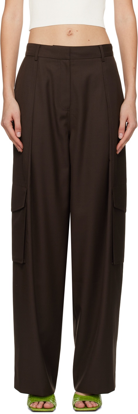 Photo: DRAE Brown Flap Pocket Trousers