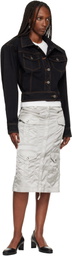 VAQUERA Black Cropped Denim Jacket