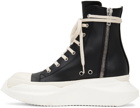 Rick Owens Drkshdw Black Abstract High-Top Sneakers