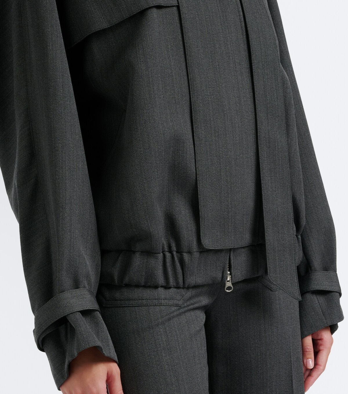 Victoria Beckham Virgin wool bomber jacket