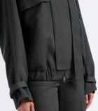 Victoria Beckham Virgin wool bomber jacket