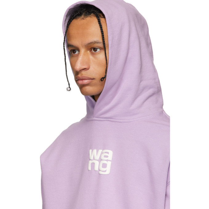 Alexander Wang Purple Puff Print Hoodie Alexander Wang