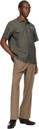 Saturdays NYC Brown Bruce Shirt