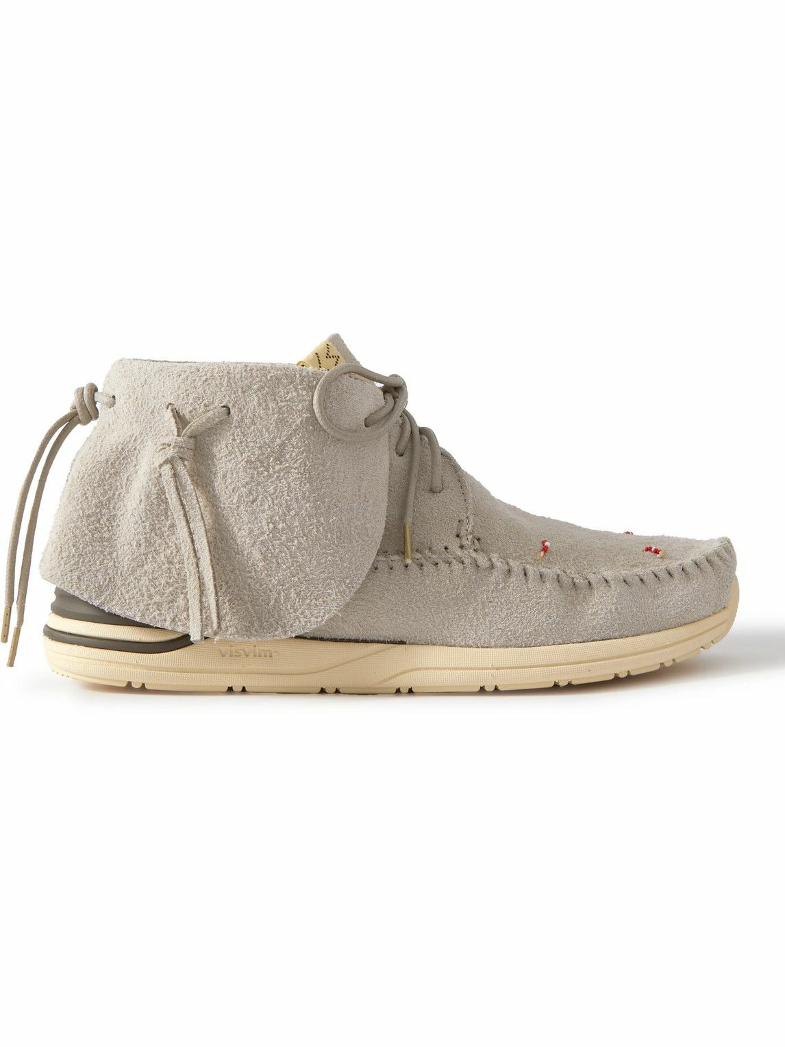 Visvim - FBT Lhamo-Folk Suede Boots - Gray Visvim