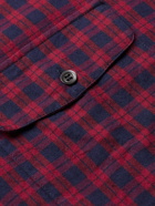BARENA - Checked Cotton Shirt - Red