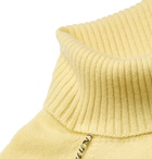 Alanui - Appliquéd Cashmere Rollneck Sweater - Yellow