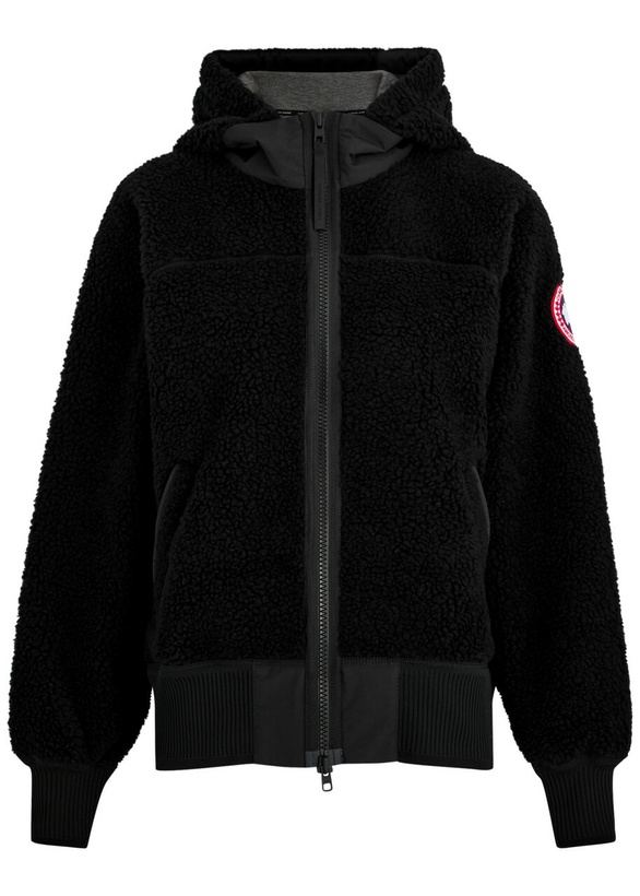 Photo: Canada Goose Simcoe Hooded Fleece Jacket Black