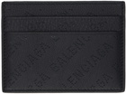 Balenciaga Black Perforated Card Holder