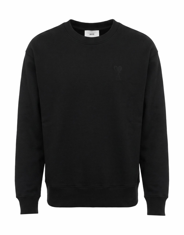 Photo: Ami Alexandre Mattiussi Mens Sweatshirt in Black