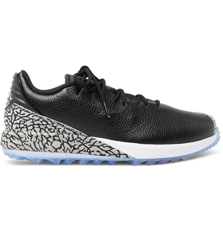 Photo: Nike Golf - Jordan ADG Leather and Mesh Golf Shoes - Black