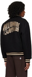 Billionaire Boys Club Black Astro Varsity Bomber Jacket