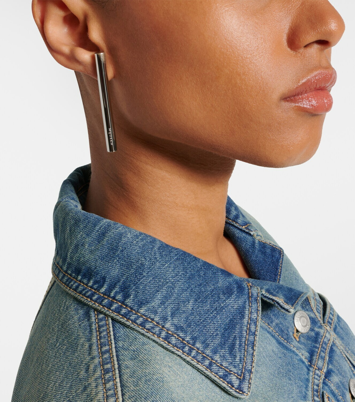 McQueen T-Bar earrings