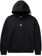 Nike - ACG NRG Logo-Embroidered Cotton-Blend Jersey Hoodie - Black