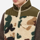 Stan Ray Men's Fleece Layer Vest in Stan Duck Camo