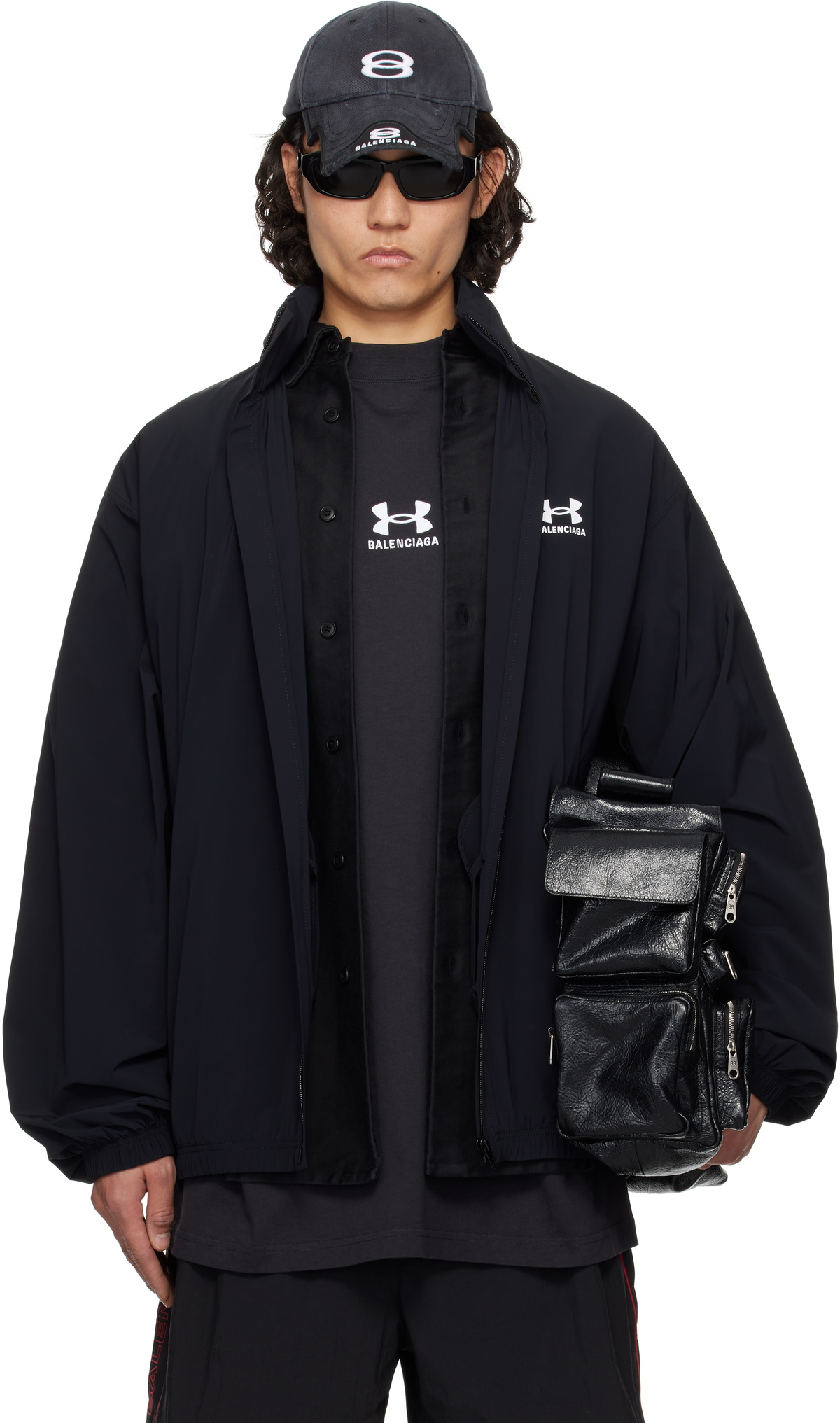 Balenciaga Black Under Armour Edition Windbreaker Jacket Balenciaga